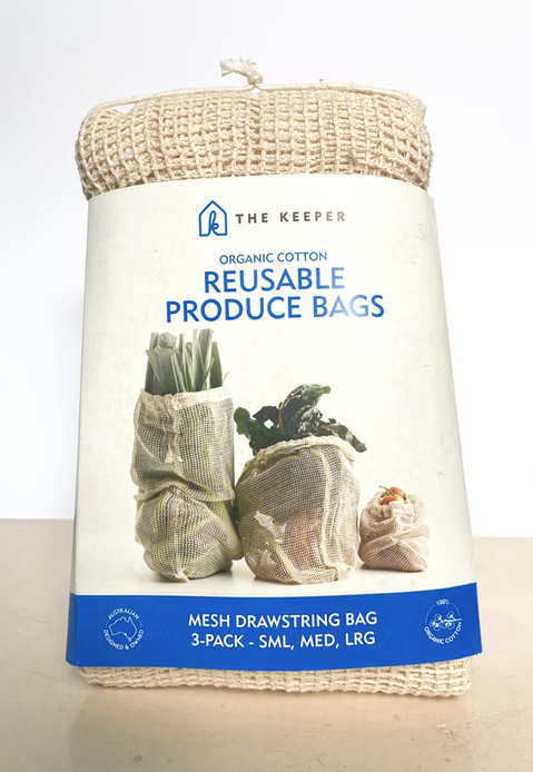 The Keeper Mesh Reusable produce bags 3 pack